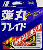 Geflochtene Schnur MAJOR CRAFT DANGAN BRAID X8 150М (EGING SPECIAL)
