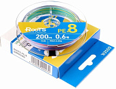 Geflochtene Schnur GOSEN ROOTS PE X8 200M MULTICOLOR