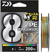 Geflochtene Schnur DAIWA UVF PE DURA SENSOR X8EX+SI3 5C 200M