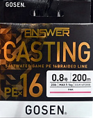 Geflochtene Schnur GOSEN ANSWER CASTING PE Х16 200M