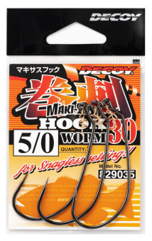 Angelhaken DECOY MAKISASU HOOK WORM 30